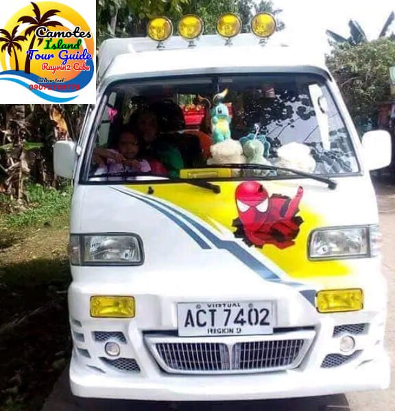 What are the modes of transportation in Camotes?